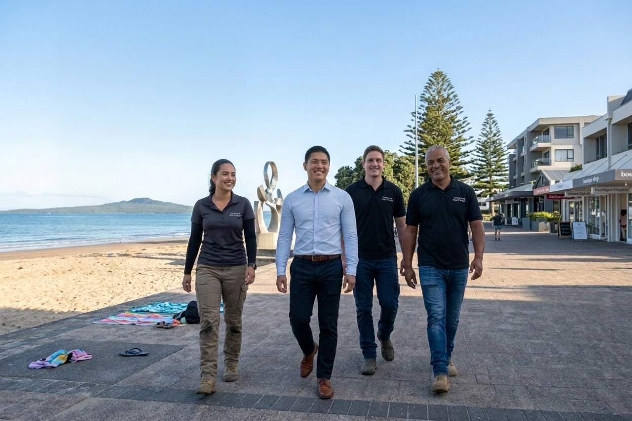 Craig and the team, Takapuna Heat Pumps, North Shore Auckland