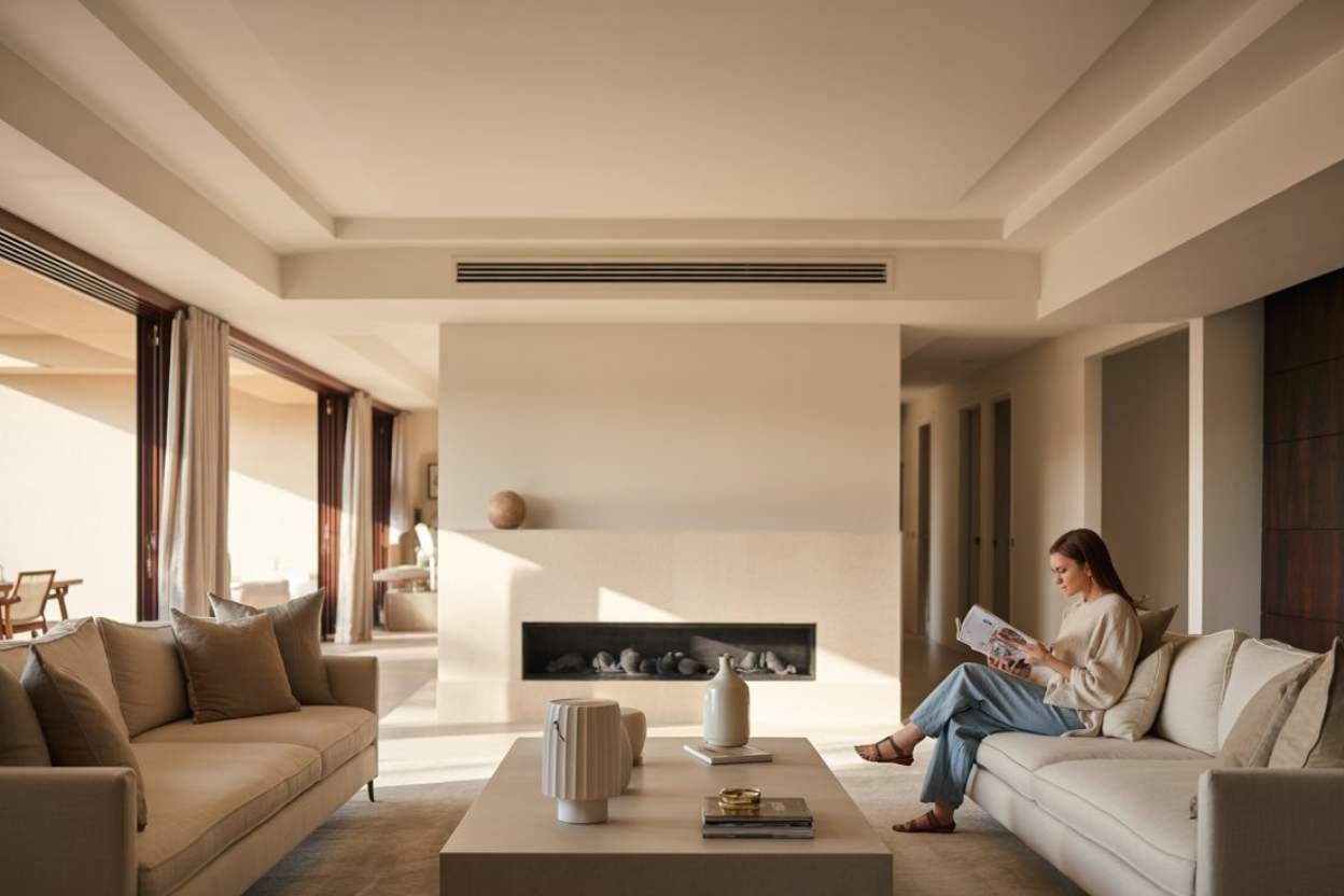 Ducted heat pump installation Takapuna