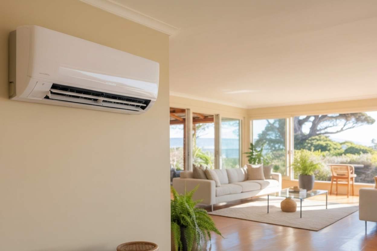 High wall heat pump installation Takapuna