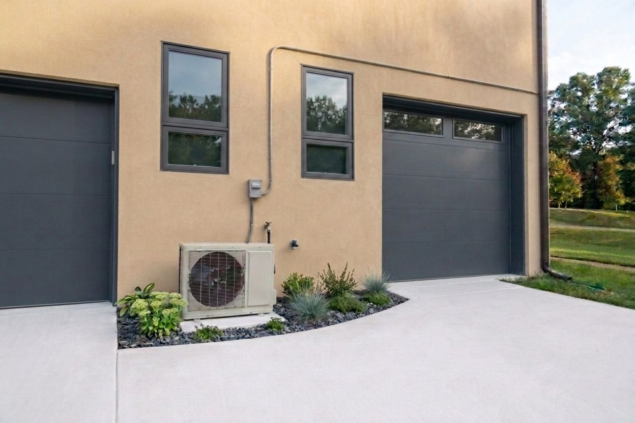 Multi-room heat pump outdoor unit installed on a North Shore Auckland home